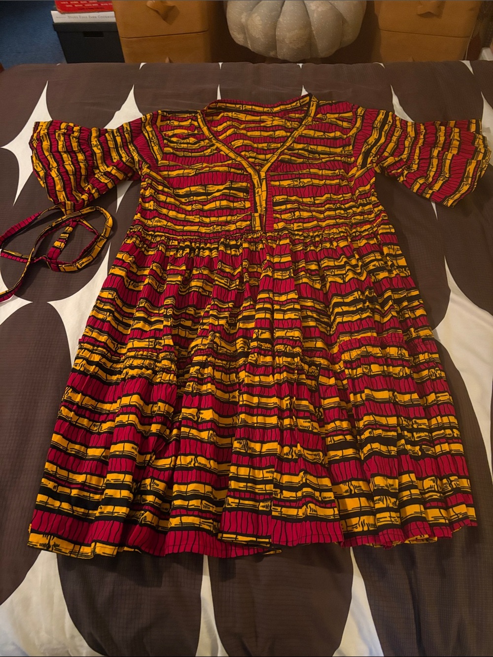 Handmade Dutch Wax Dress Size L